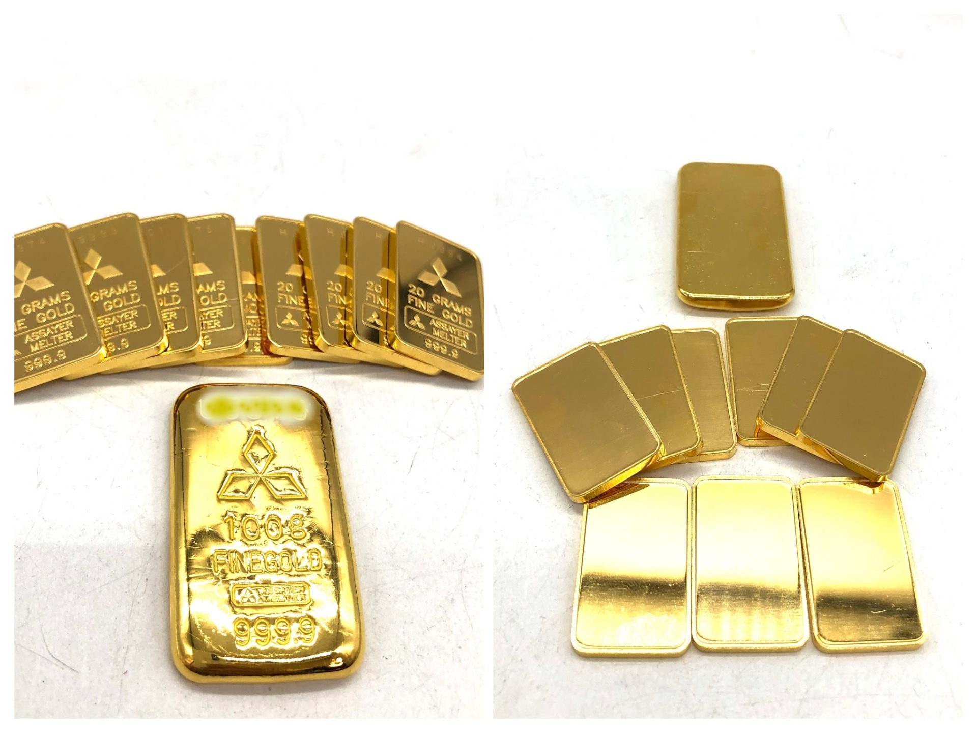 三菱マテリアルインゴッド他貴金属数点 買取実績 | 玉光堂