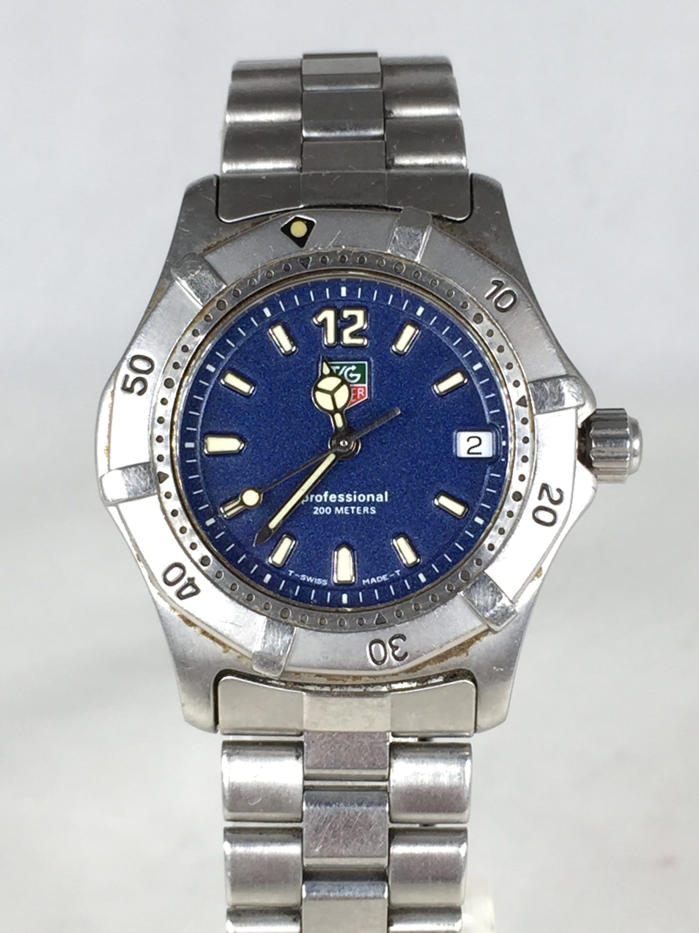 TAG HEUER プロフェッショナル 200M WK1213 ネイビー文字盤