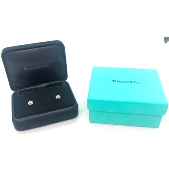 TIFFANY＆Co. Pt950 ダイヤモンドピアス