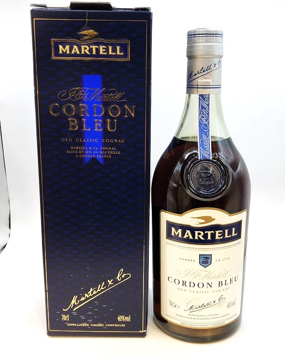 マーテル コルドンブルー MARTELL 700ml 未開栓 MARTELL CORDON BLEUマーテルコルドンブルー 700ml 40% 飲料・酒