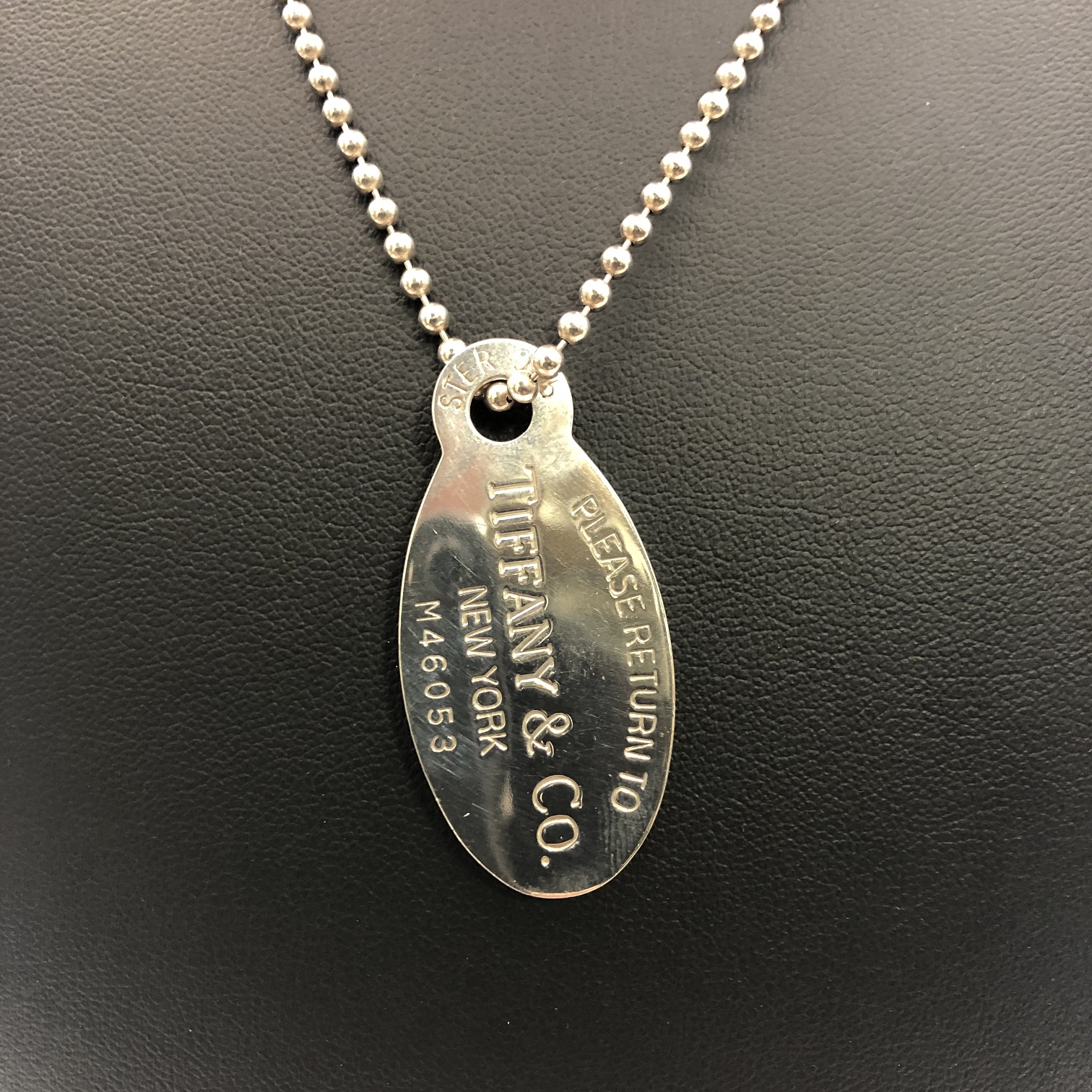 Tiffany&Co. リターントゥティファニー オーバルタグネックレス