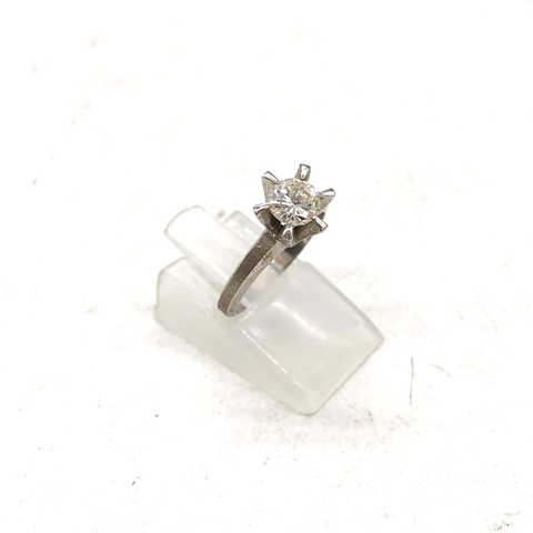 Pt900 ダイヤモンド0.5Ct付リング