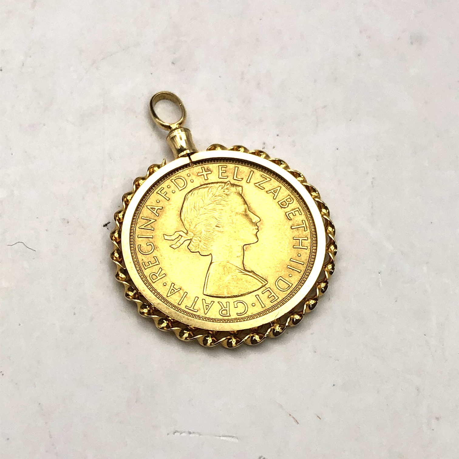 K18 K21.6 コインペンダントトップ 買取実績 | 玉光堂