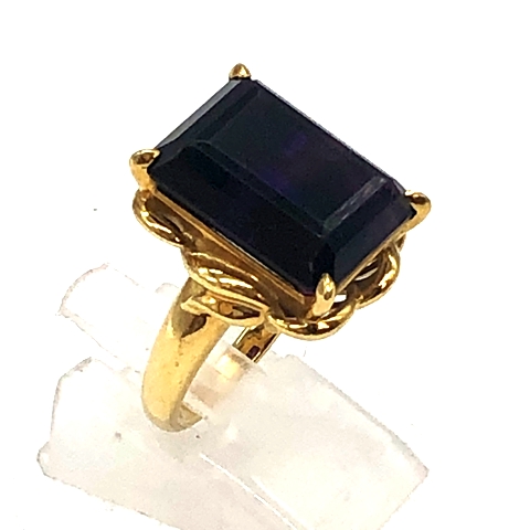 K18 アメジスト付きリング 買取実績 | 玉光堂
