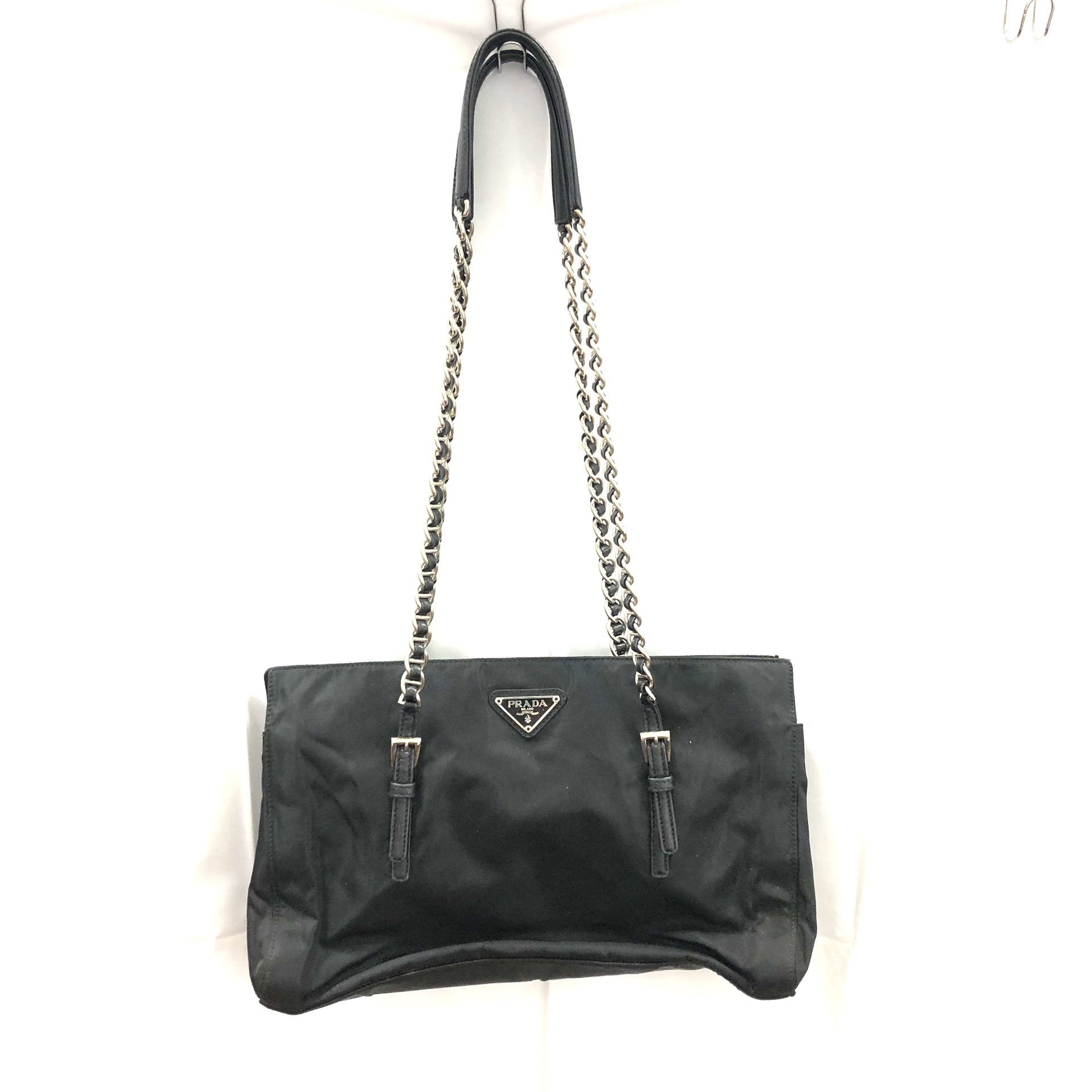 極美品★PRADA★レア★ケープ★ベルト付★トレンチ★コート PRADA】プラダ『三角ロゴ トライアングルプレート ナイロン