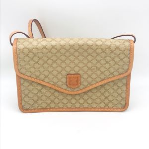 CELINE マカダム モノグラム ショルダーバッグ
