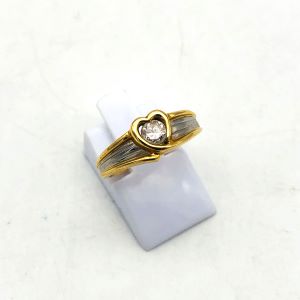K18/PT900 コンビネーションリング