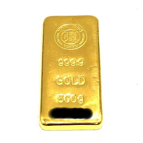 徳力インゴット 500ｇ他金貨など