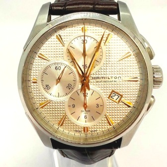 HAMILTON ジャズマスター シルバー文字盤 H325960 買取実績 | 玉光堂