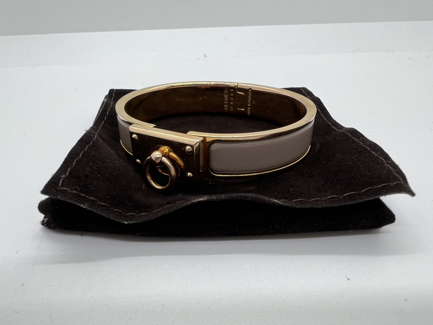 HERMES　エルメス　クリック・アノーブレスレット　ローズドラジェ