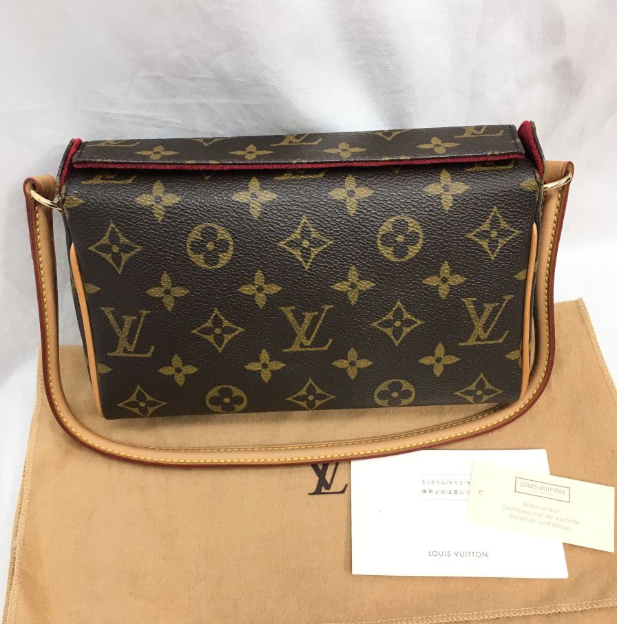 LOUIS VUITTON レシタル ショルダーバッグ モノグラム キャンバス