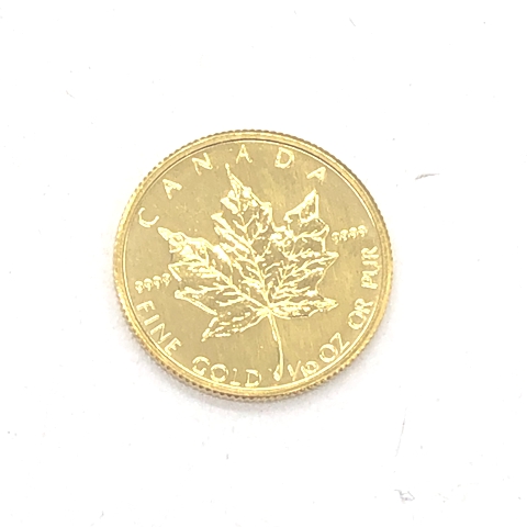 メイプルリーフ金貨 1/10oz他貴金属類多数