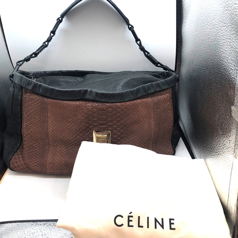 CELINE レザーワンショルダーバッグ