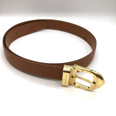 LOUIS VUITTON R15008 エピ サンチュール クラシック ゴールド金具ベルト
