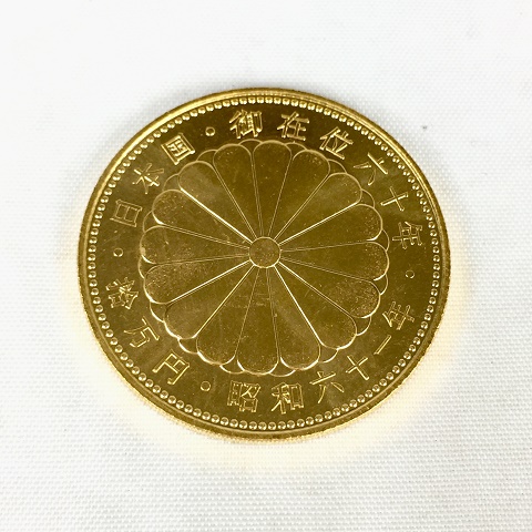 K24 天皇陛下御在位60年記念 10万円金貨