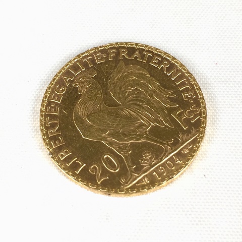 K21.6 フランス 20フラン 金貨