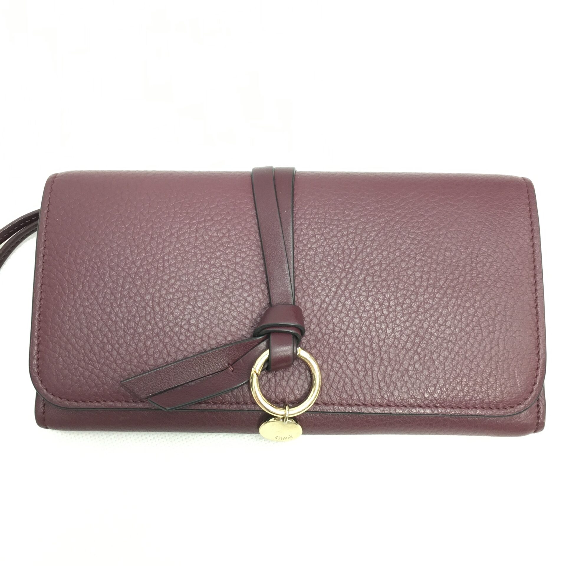 Chloe クロエ アルファベット 二つ折り 長財布 ロングウォレット