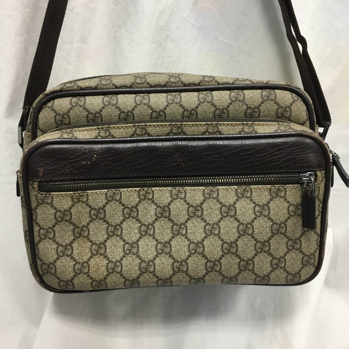 GUCCI  GGスプリーム GGプラス ショルダーバッグ