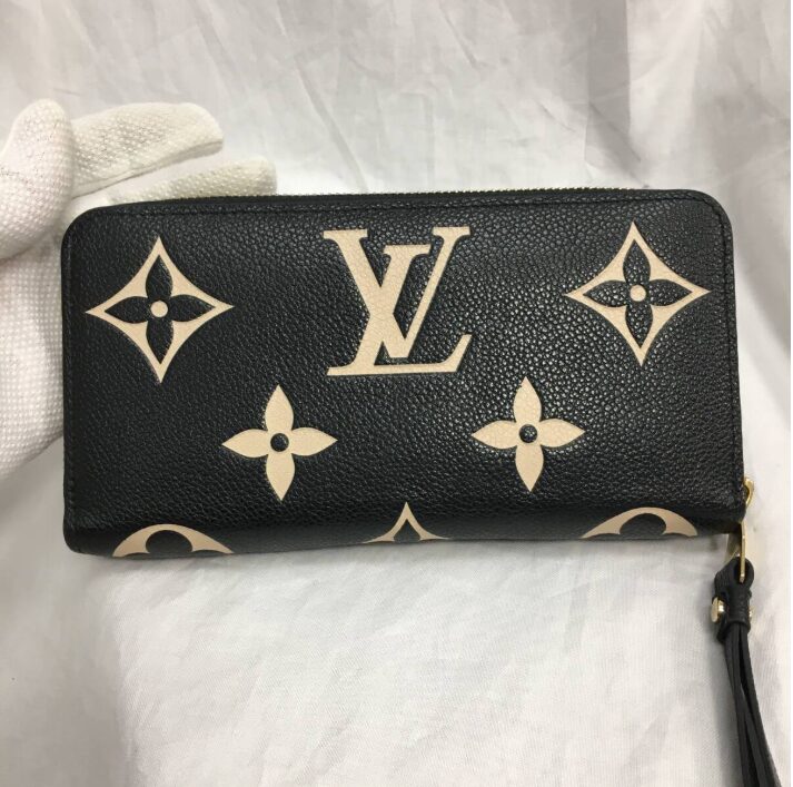 LOUIS VUITTON アンプラント ジッピーウォレット バイカラー