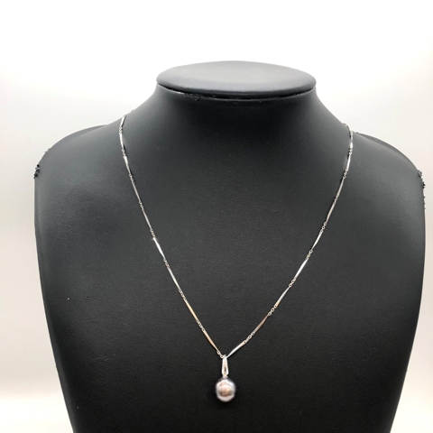 Pt850 MIKIMOTO 1Pパールネックレス