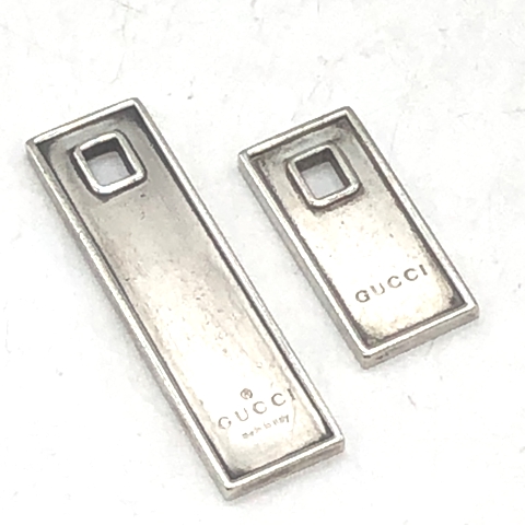 GUCCI SV925 Wプレートチャーム