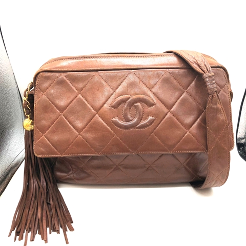 CHANEL フリンジ マトラッセ ショルダーバッグ