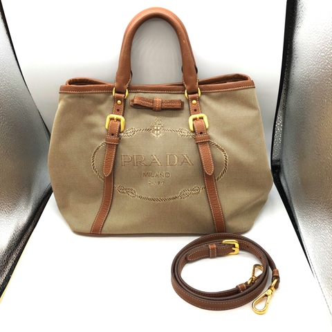 PRADA ロゴジャガード 2WAYバッグ
